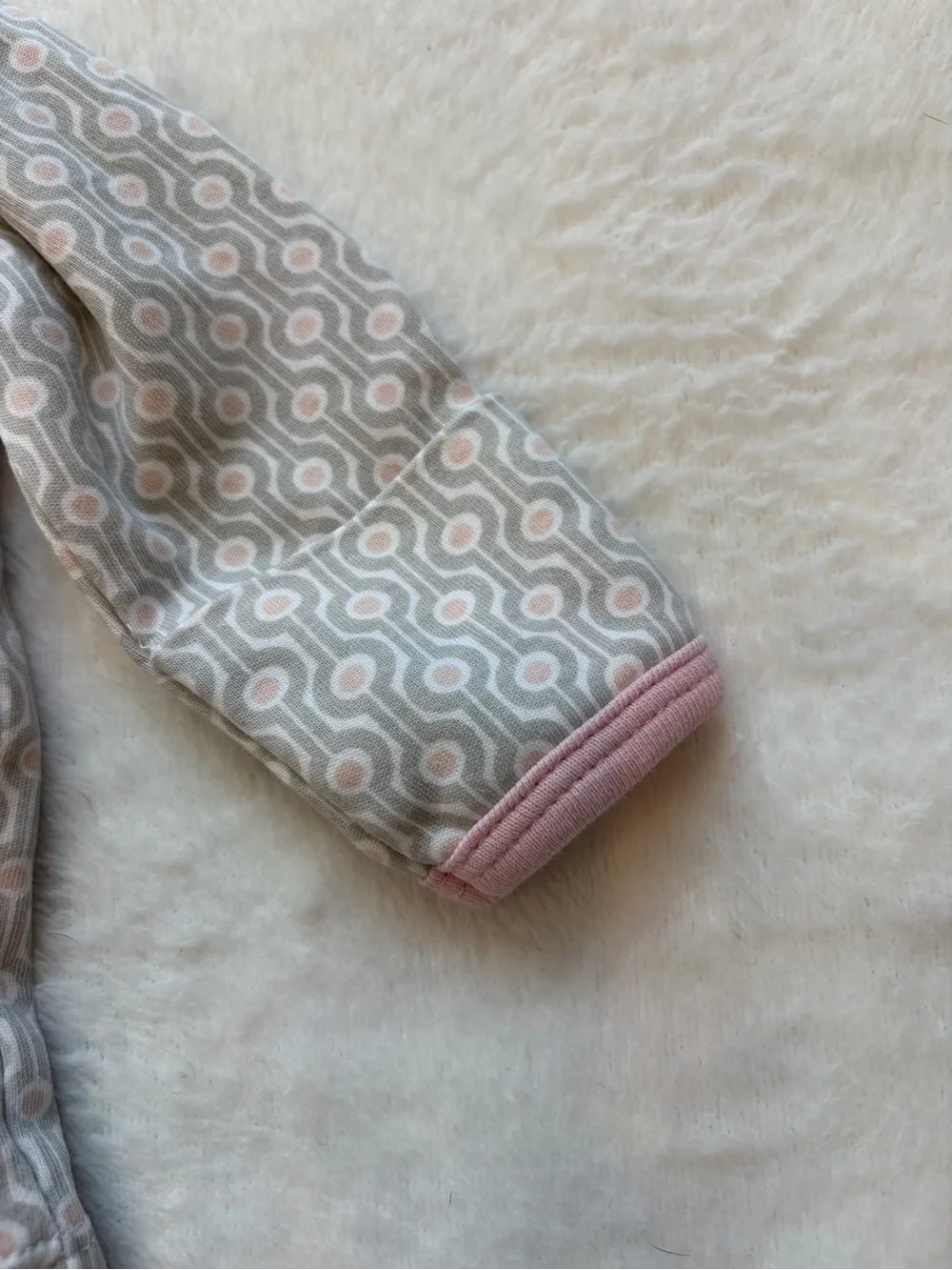 Magnificent Baby Set in Pink and Gray